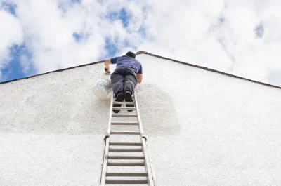 Peinture extérieure à Ligugé — façades et ravalement